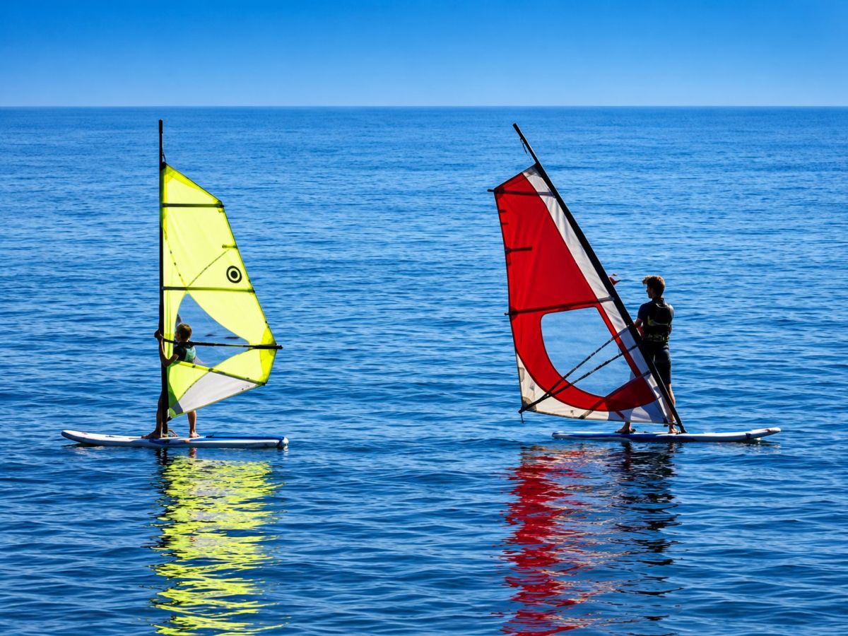 Windsurf en la playa de Oliva